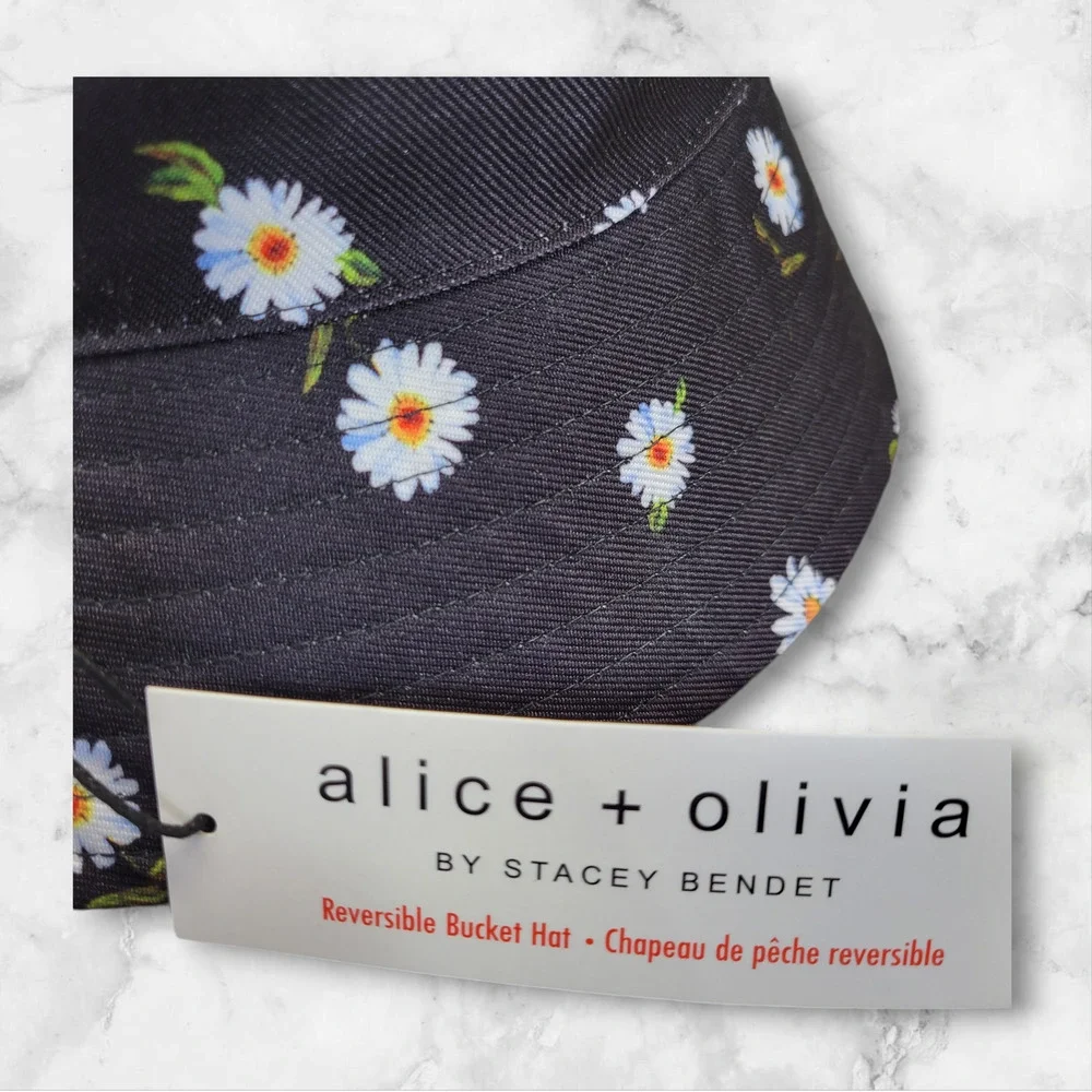 Alice + Olivia X FabFitFun REVERSIBLE BUCKET HAT Buy One Get One‎ Free